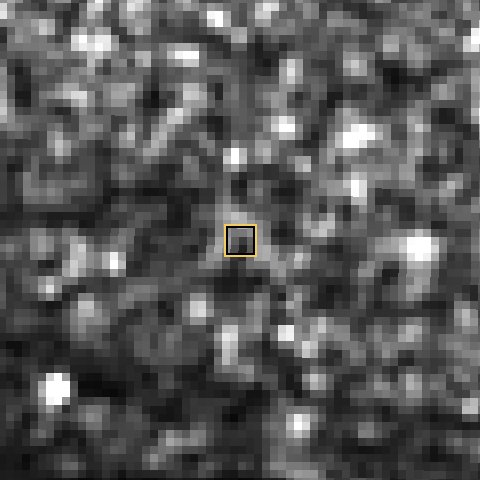 Radar image, 3 April 2024: speckled texture of bush